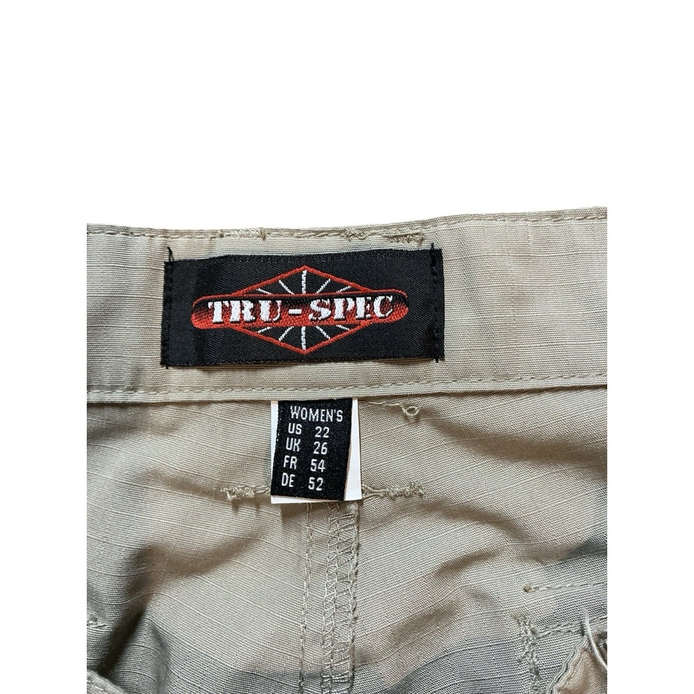 TRU-SPEC Women Size 22 Khaki Cotton Blend Ripstop Tactical Pants‎ EUC - Picture 9 of 16